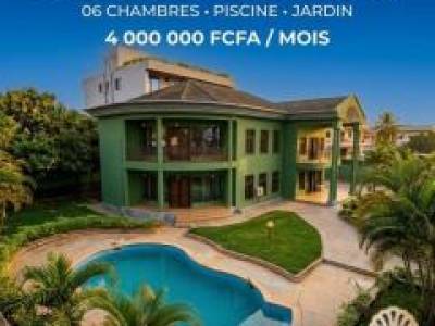 Duplex luxe 6 chambres + piscine + jardin &agrave; louer &agrave; Bastos, Yaounde